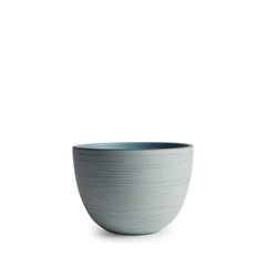 Echo Etched Deep Serving Bowl in Wave