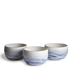 John's Bowl in Midnight and Opaque White Watercolor