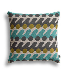 i Pattern Pillow in Caribbean
