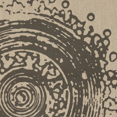 Linen Screen Print in Grey