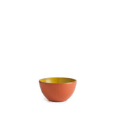Kids Dessert Bowl in Zest Yellow/Tomato