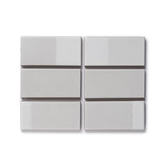 DG17 Sample in Mid-Century White Blend Rectangles