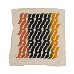 H-Pattern Tea Towels in Split Fountain (Set of 3)