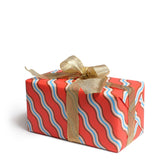 Crushed Red Wrapping Paper Roll