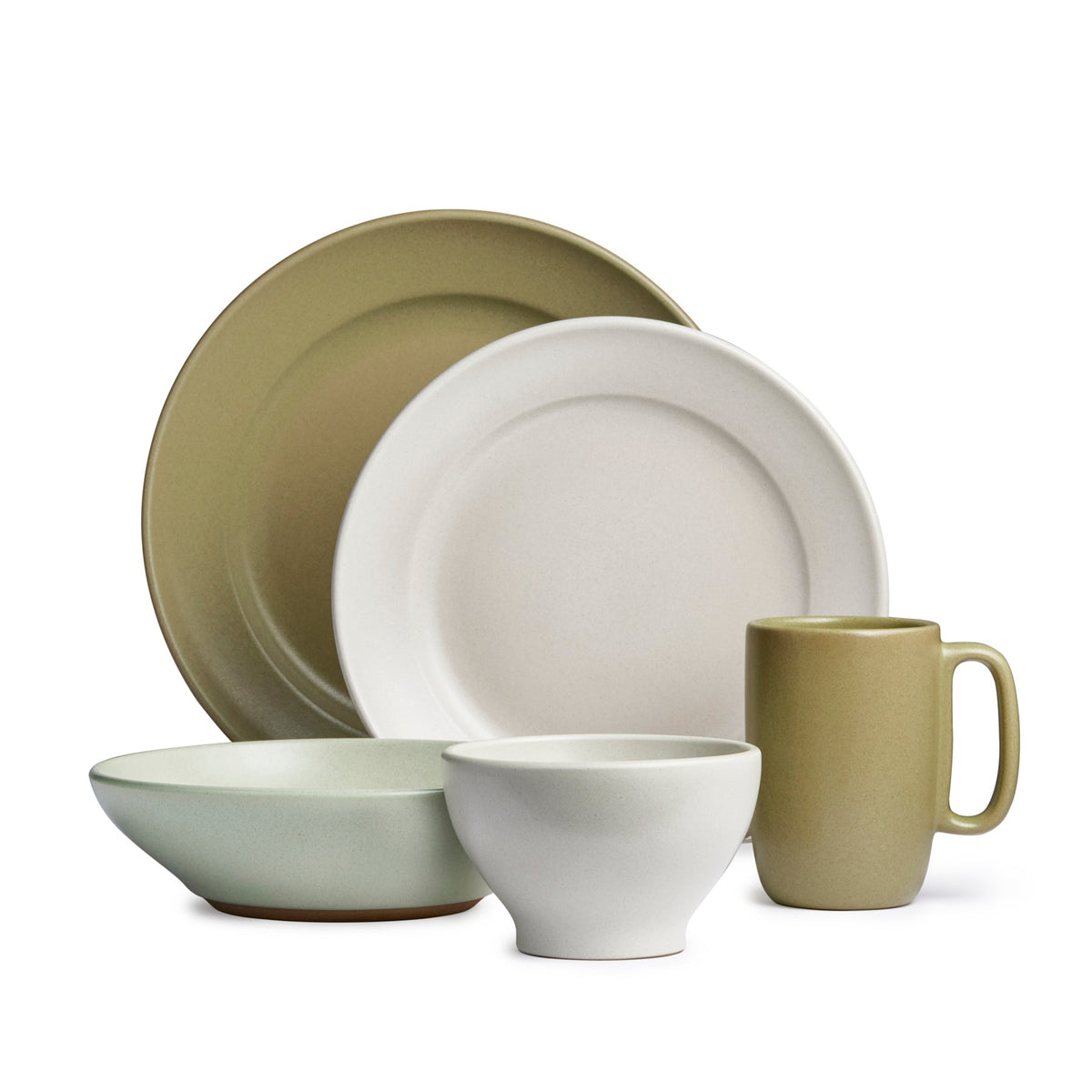 Milvia 5-Piece Dinnerware Set