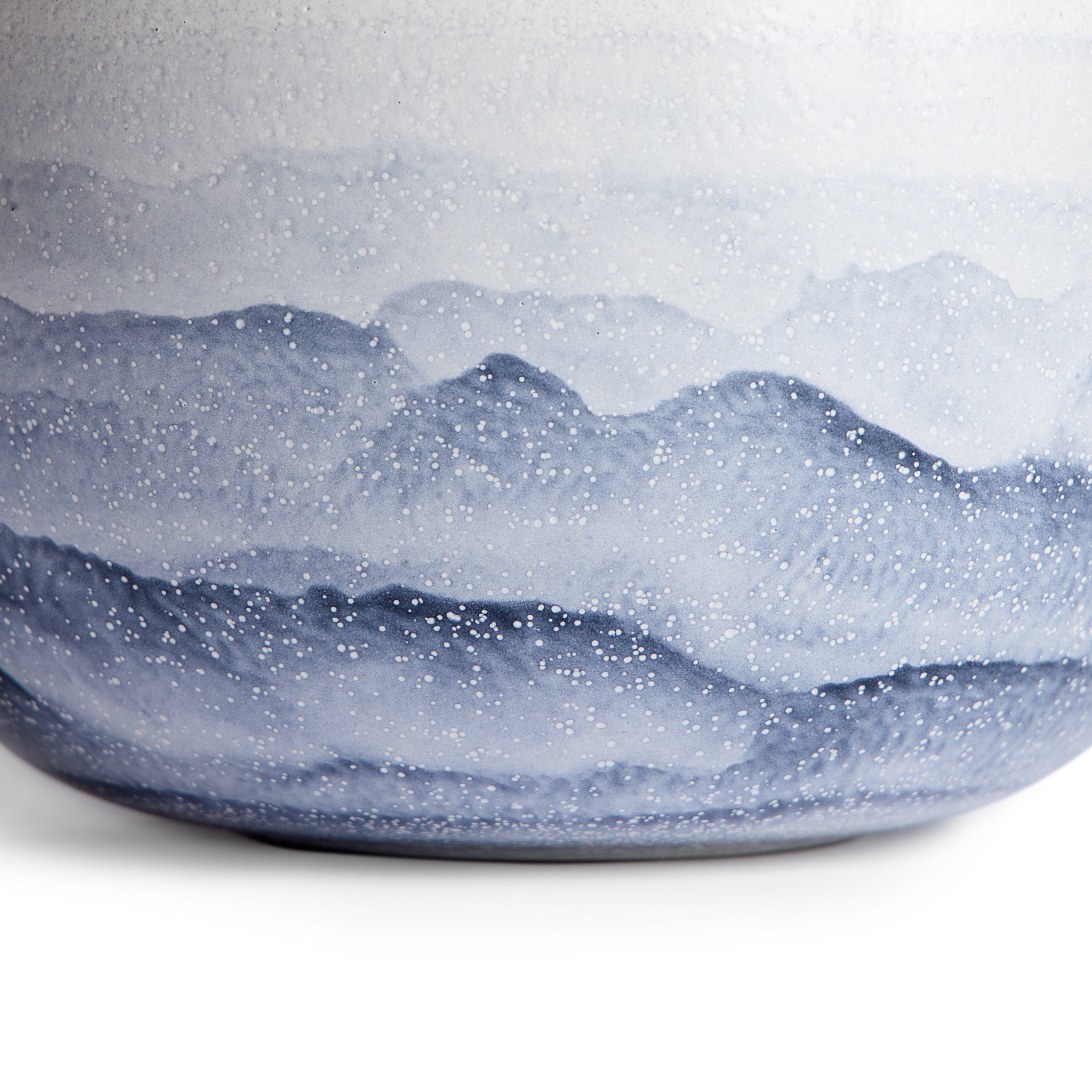 John's Bowl in Midnight and Opaque White Watercolor