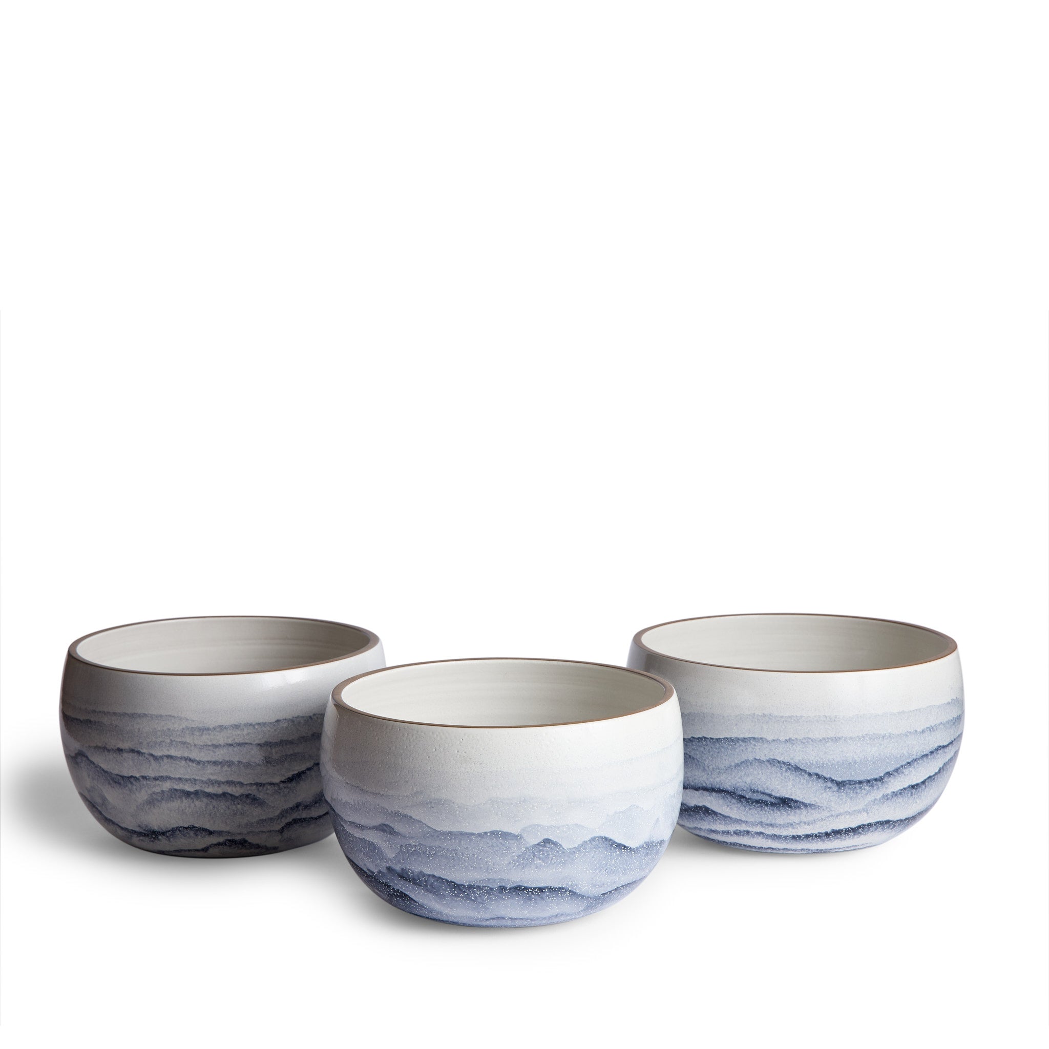 John's Bowl in Midnight and Opaque White Watercolor