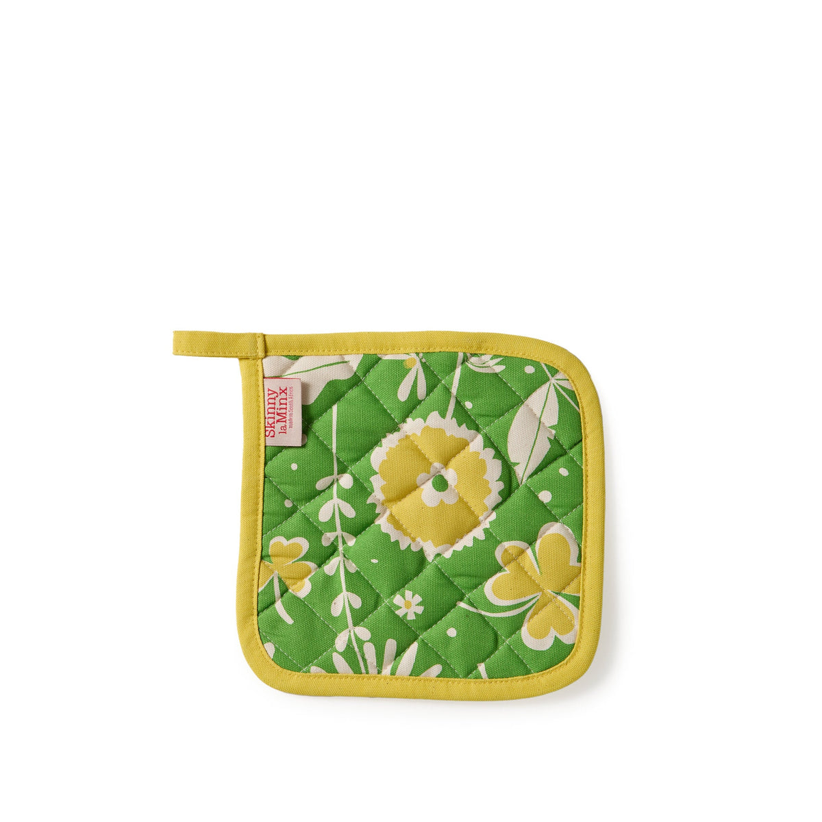 Flourish Pot Holder in Grass Green