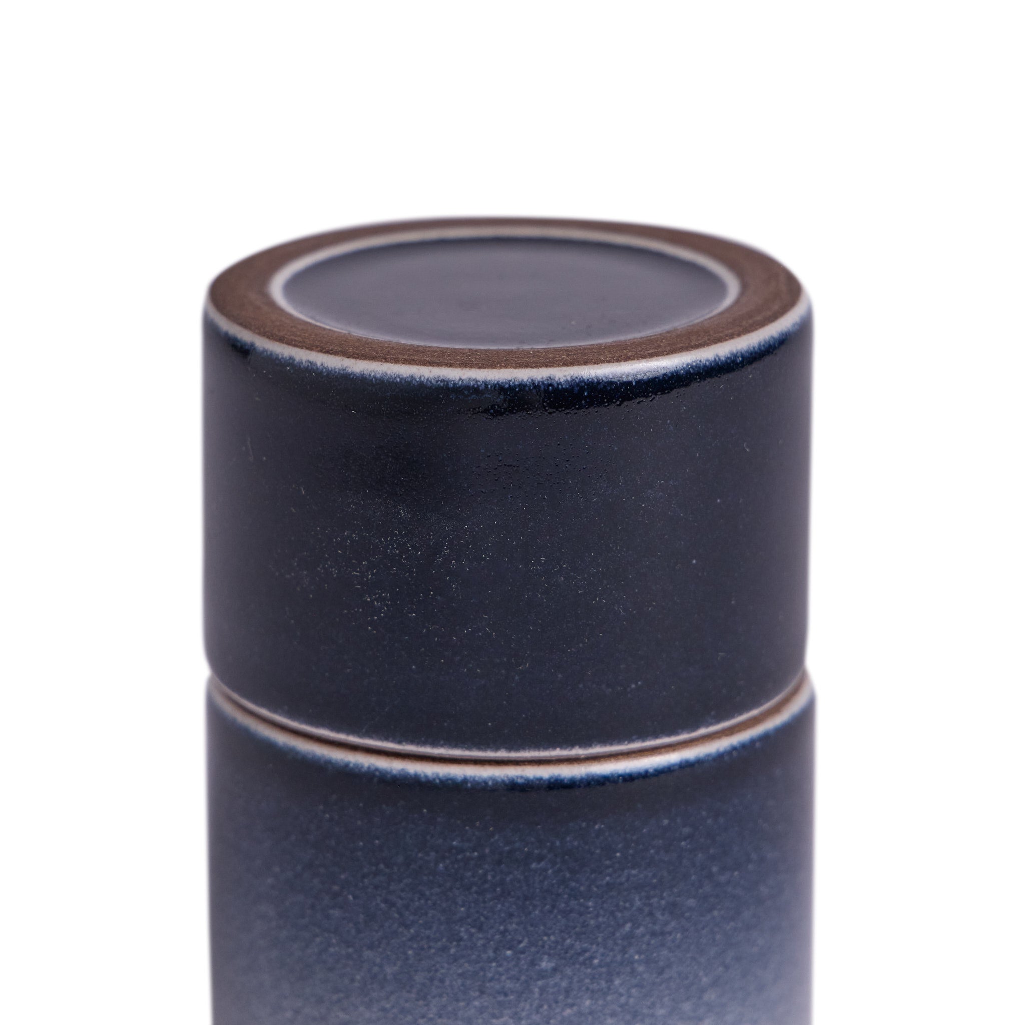 Matchstick Holder in Midnight and Mid-Century White