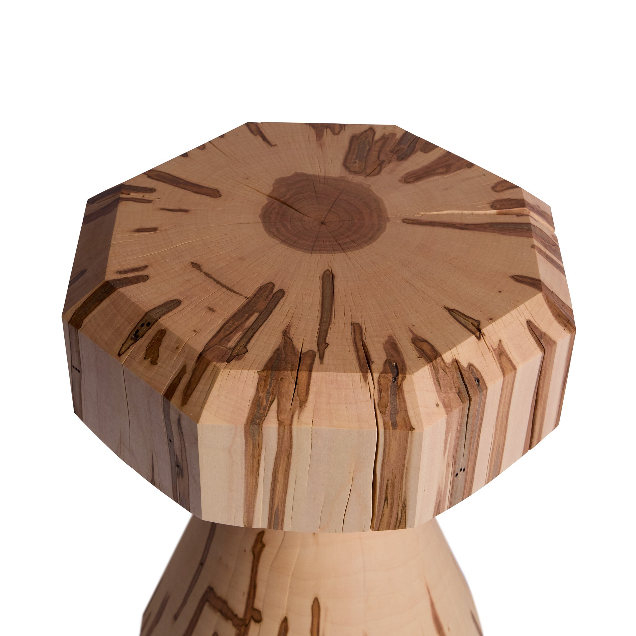 #3 8-Sided Facet Pedestal in Ambrosia Maple