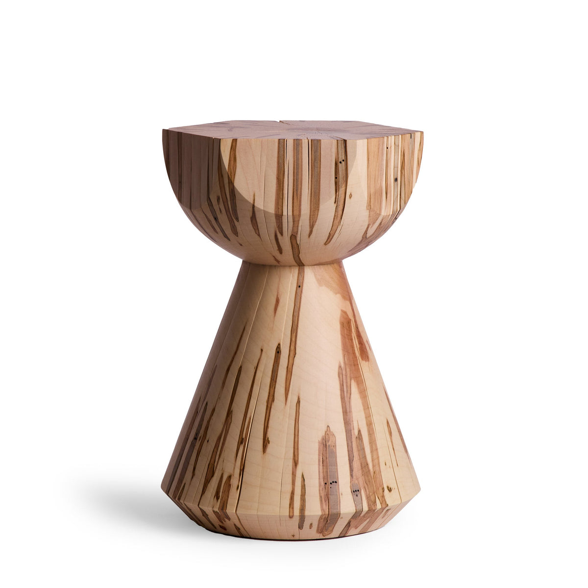 #4 6-Sided Facet Pedestal in Ambrosia Maple