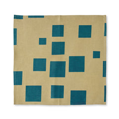 Casa Pattern Napkin in Peacock & Seaweed