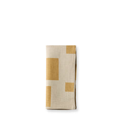 Casa Pattern Napkin in Leather & Celery