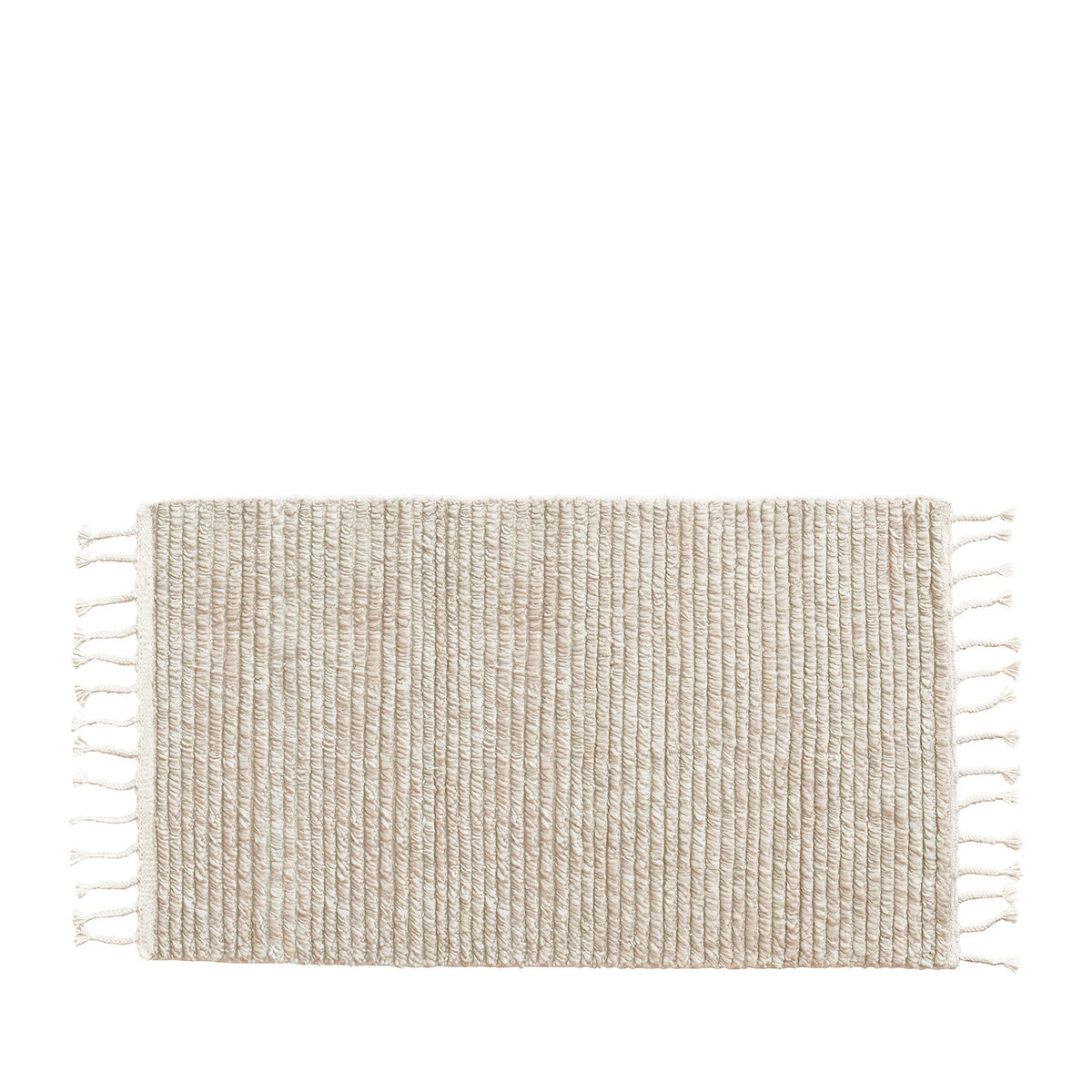 Malawi Rug in Oatmeal 31" W x 55" L