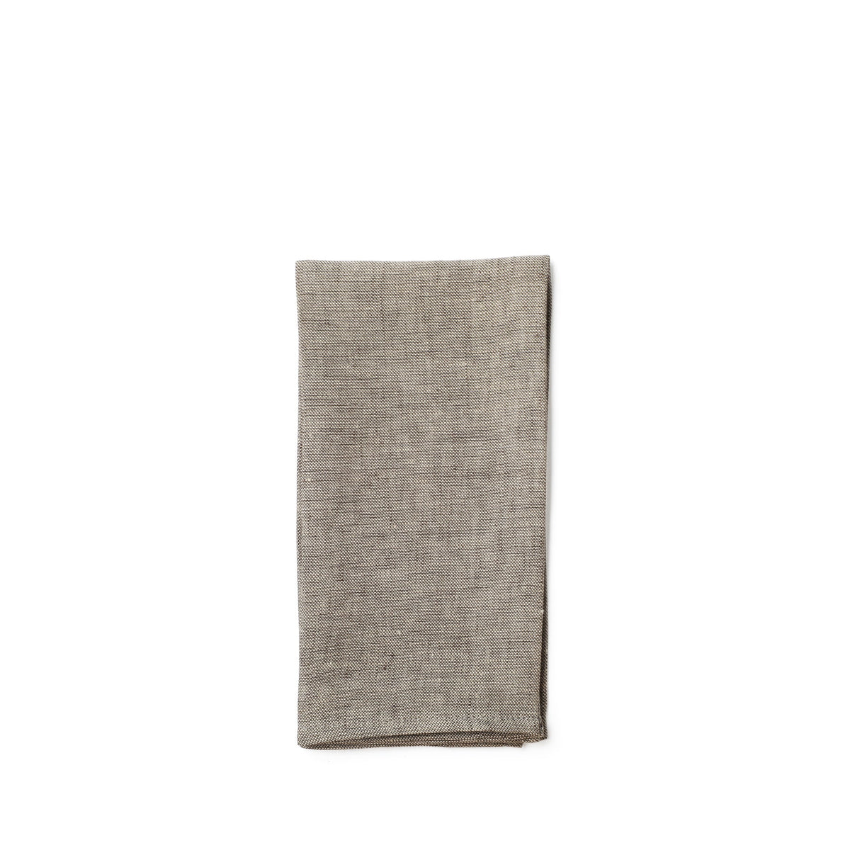 Linen Hopsack Napkins in Moro Brown (Set of 2)