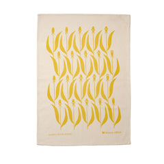 Flower Ring Tea Towel in Pollen