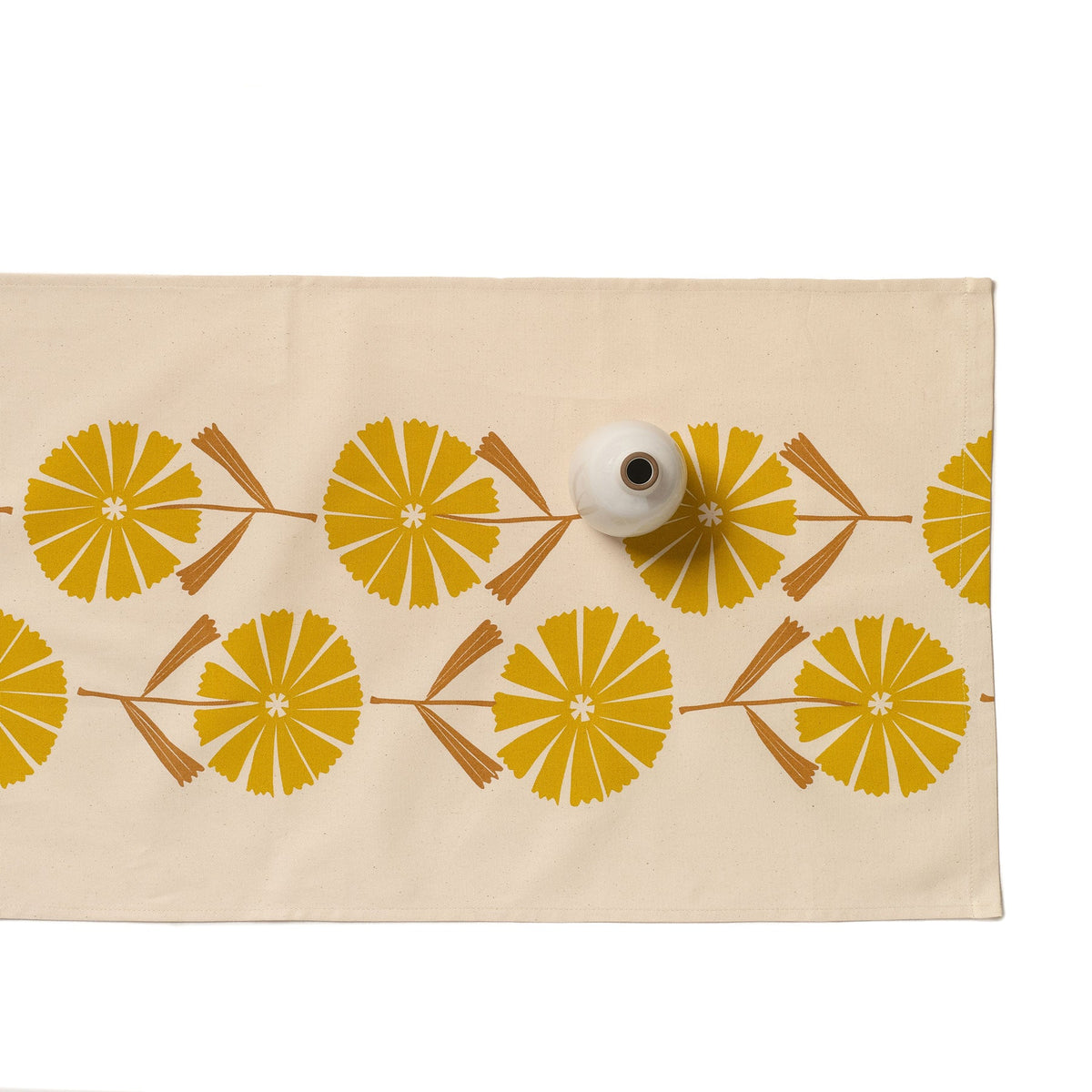 Constance Table Runner in Goldenrod
