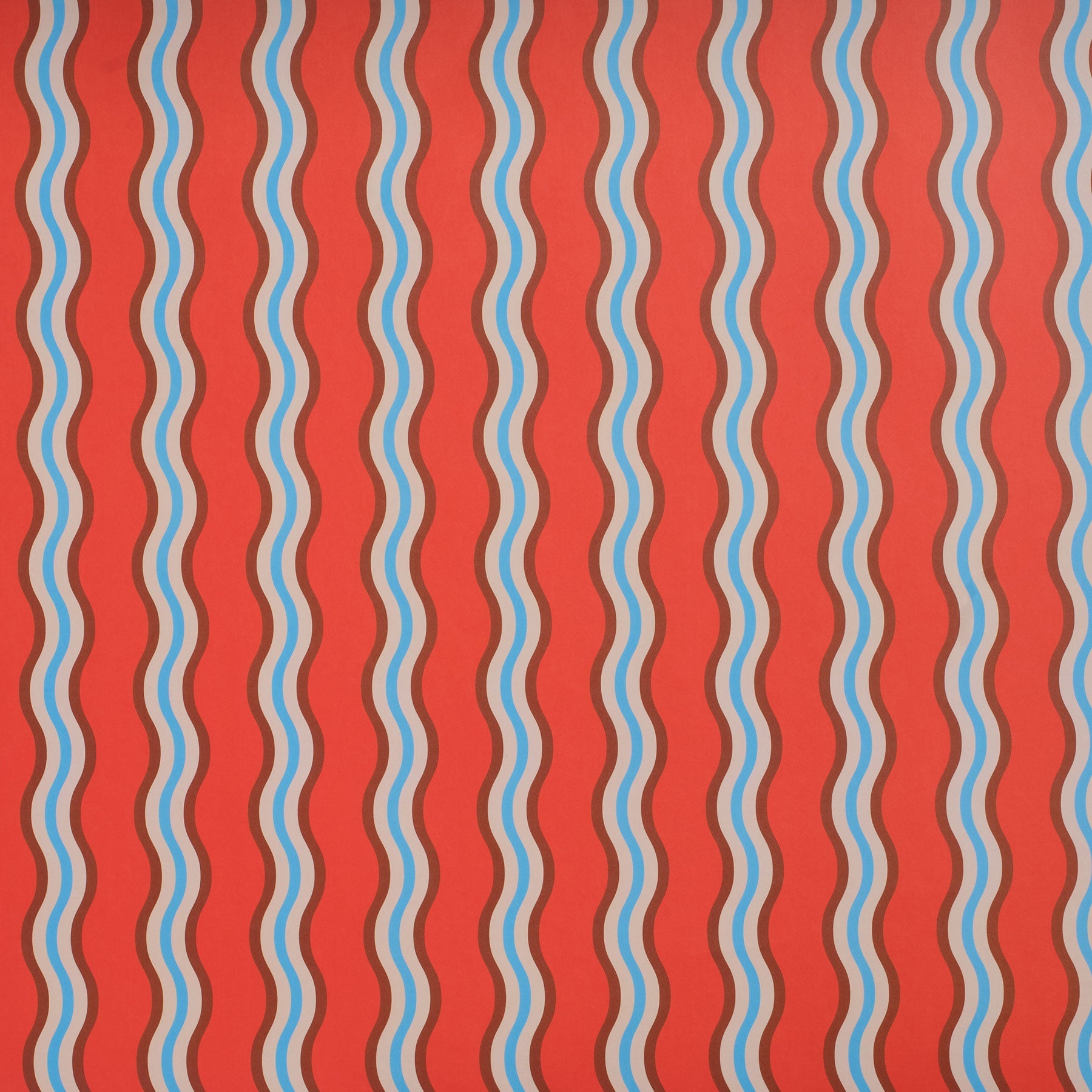 Crushed Red Wrapping Paper Roll