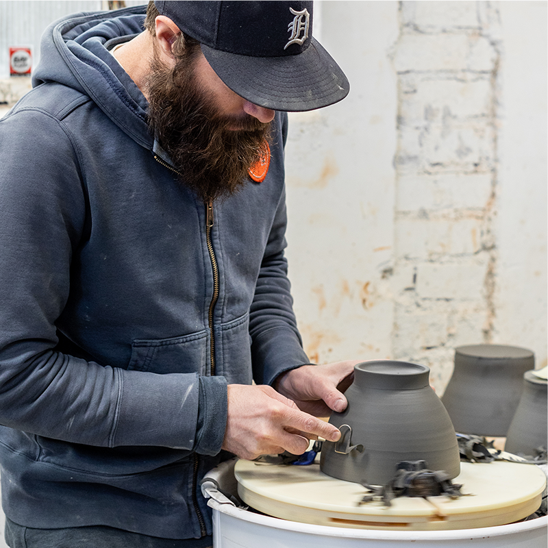 Large Pitcher in Fog and Tahoe