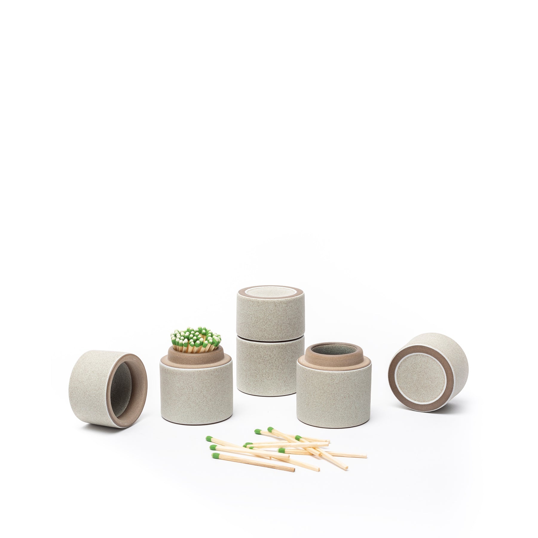 Matchstick Holder in Fog and Shell